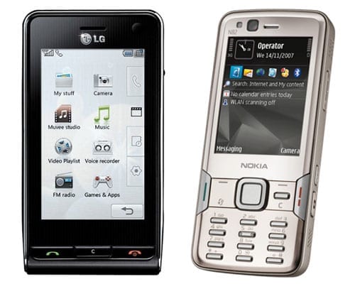 LG Viewty - Nokia N82
