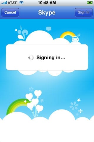 Skype iPhone