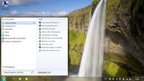 Windows 7 - Start Menue