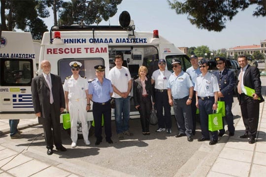 Χορηγία ηλεκτρονικού εξοπλισμού διάσωσης από την Cosmote