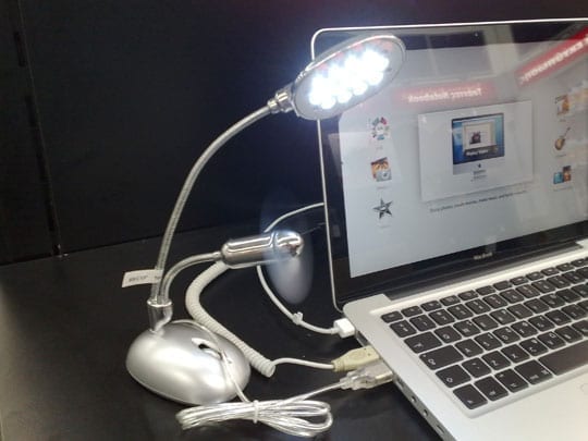Φωτιστικό - Ανεμιστηράκι για laptop