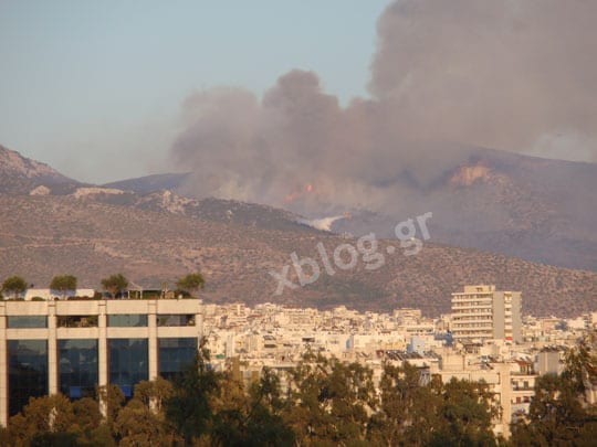 Φωτιά στην Άνω Γλυφάδα