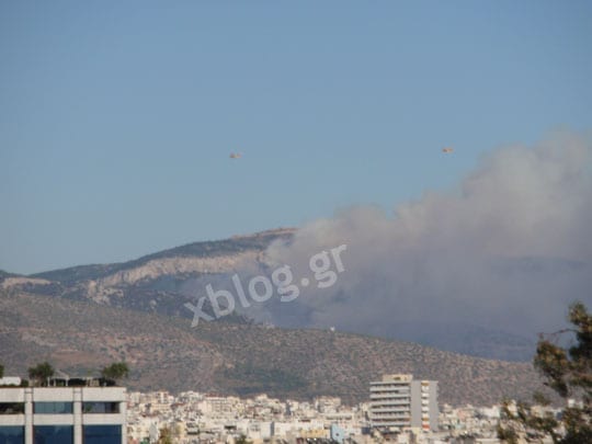 Φωτιά στην Άνω Γλυφάδα