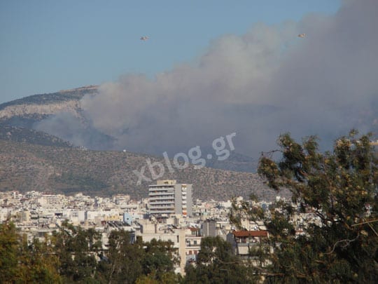 Φωτιά στην Άνω Γλυφάδα