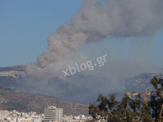 Φωτιά στην Άνω Γλυφάδα