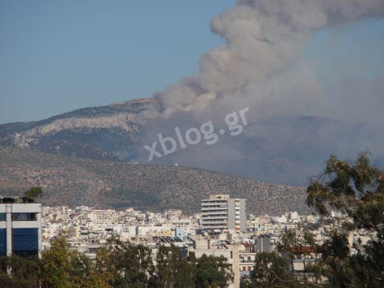 Φωτιά στην Άνω Γλυφάδα