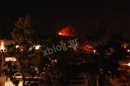 Πυρκαγιά στον Υμηττό