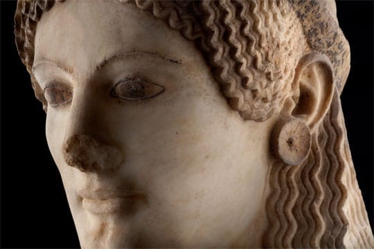 Η Πεπλοφόρος Κόρη. Γύρω στο 530 π.Χ. - Credit Νίκος Δανιηλίδης
