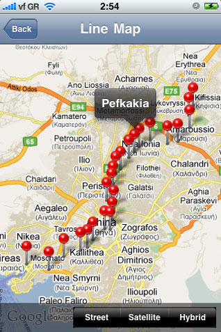 AthensTransit iPhone App