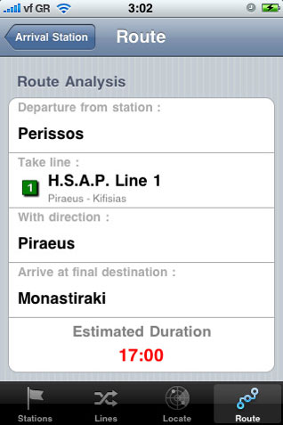 AthensTransit iPhone App