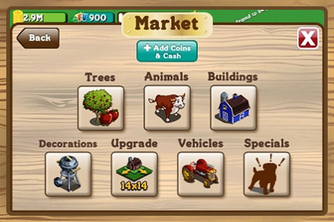 Farmville for iPhone