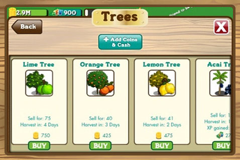 Farmville for iPhone
