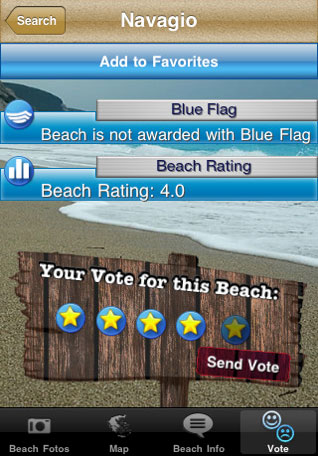 Beaches iPhone App