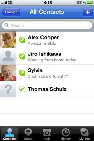 Skype for iPhone