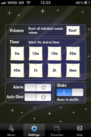 Relax Melodies iPhone App