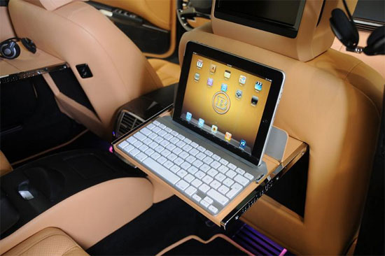 iCar Mercedes S600, Λιμουζίνα με iPad, Mac Mini, iPod touch, TFT οθόνες