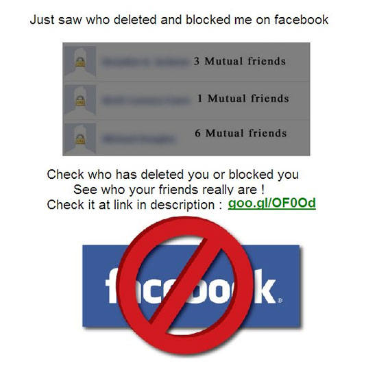 facebook blocked Facebook: Ακόμα ένα ενοχλητικό App, που εμφανίζει ποιος σε μπλόκαρε και σε έσβησε από φίλο (και καλά)