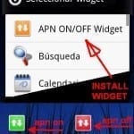 APN On/Off Widget