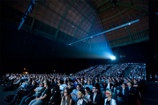 LG Cinema 3D προβολή της ταινίας Rio στο Παρίσι