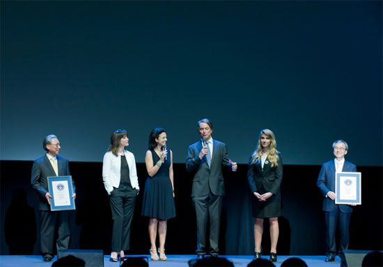 LG Cinema 3D επικύρωση ρεκόρ Guinness