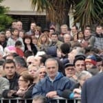 Αποδοκιμασίες κατά Παπούλια στον αγιασμό των υδάτων στην Χαλκίδα