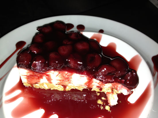 Cheesecake, Photo taken with iPhone 4S