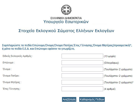 Μάθε πού ψηφίζεις, ypes.gr