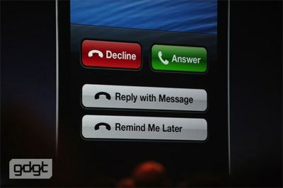 Apple iOS 6 - Call reminder