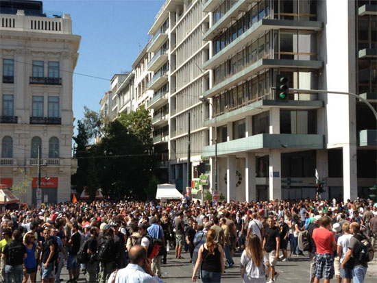 Διαδήλωση στο Σύνταγμα 26/9/2012