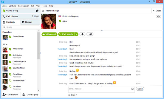 Skype με ενσωμάτωση Live Messenger