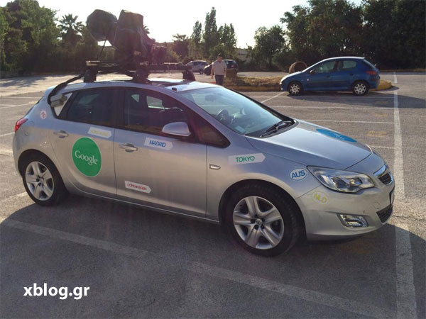 Google Street View Car στην Αθήνα