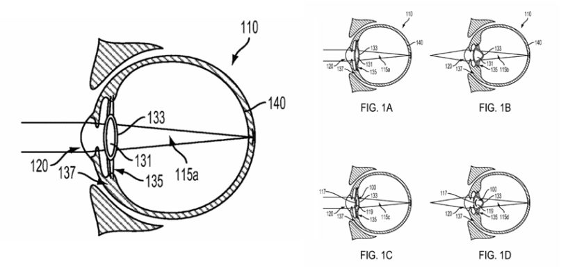 Google eye device patent