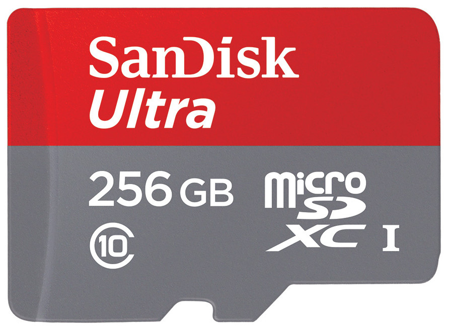 SanDisk Ultra 256GB microSD XC I Class 10