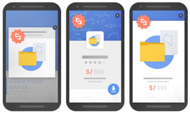 Google mobile pop-up