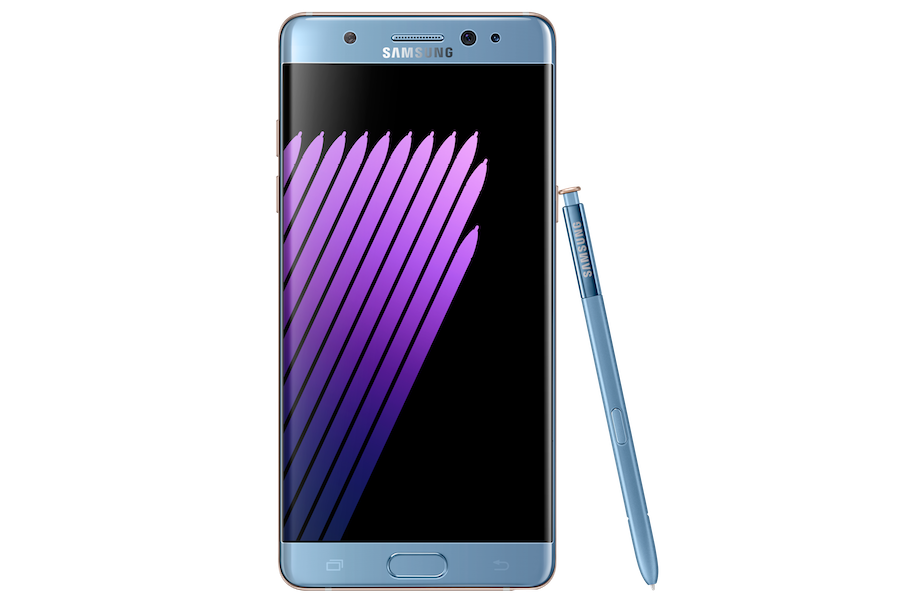 Samsung Galaxy Note7 coral blue