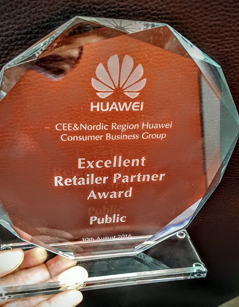 Huawei Excellent Retailer Partner Award Public