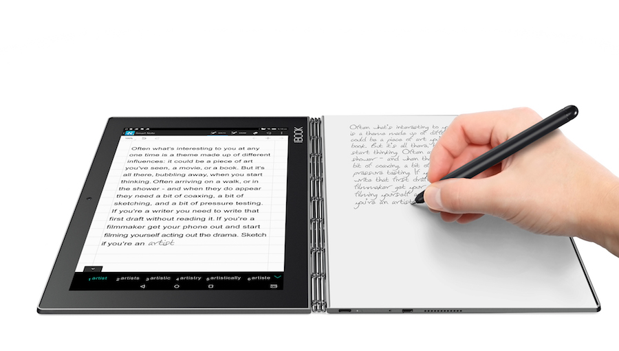 Lenovo Yoga Book paper