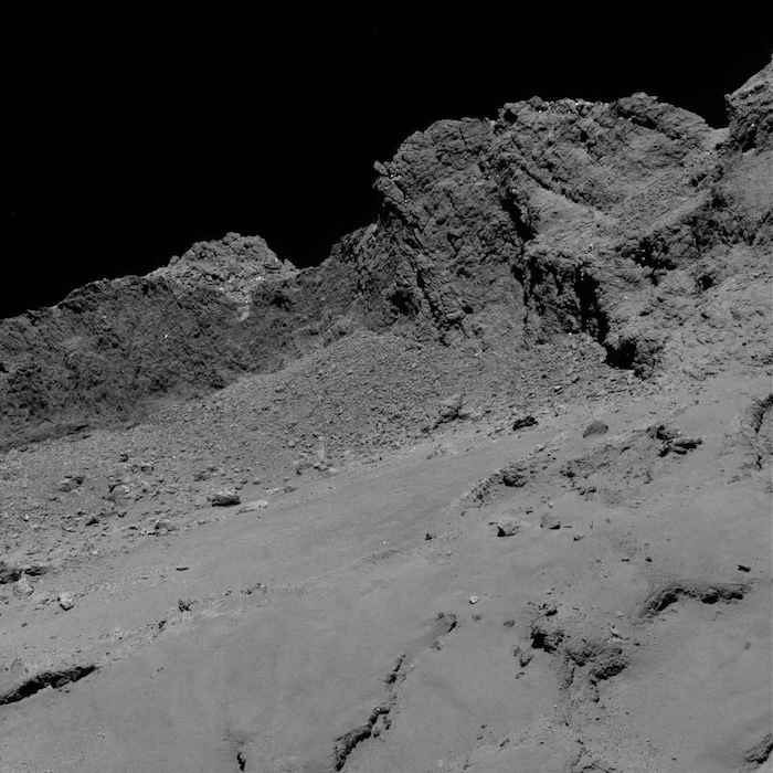 Rosetta descent image comet 67p