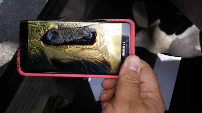 Samsung Galaxy Note 7 explosion