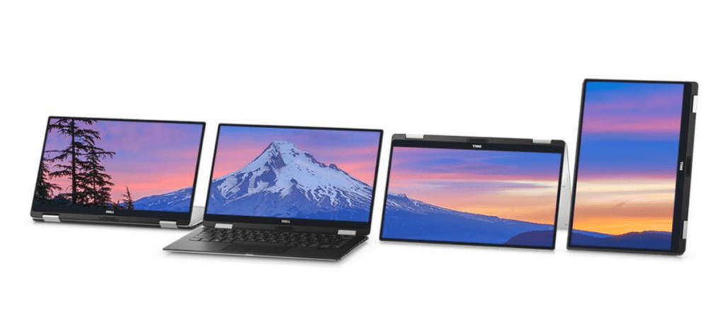 Dell XPS 13 2 in 1 convertible laptop modes (2)