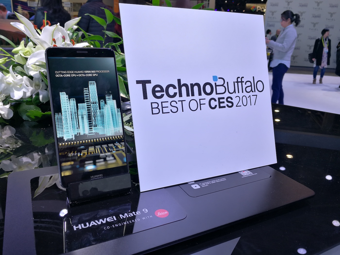 Huawei Mate 9 TechnoBuffalo CES 2017 award