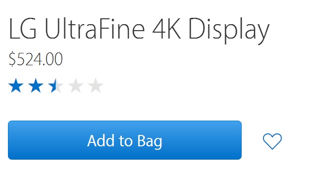 LG UltraFine 4K rating