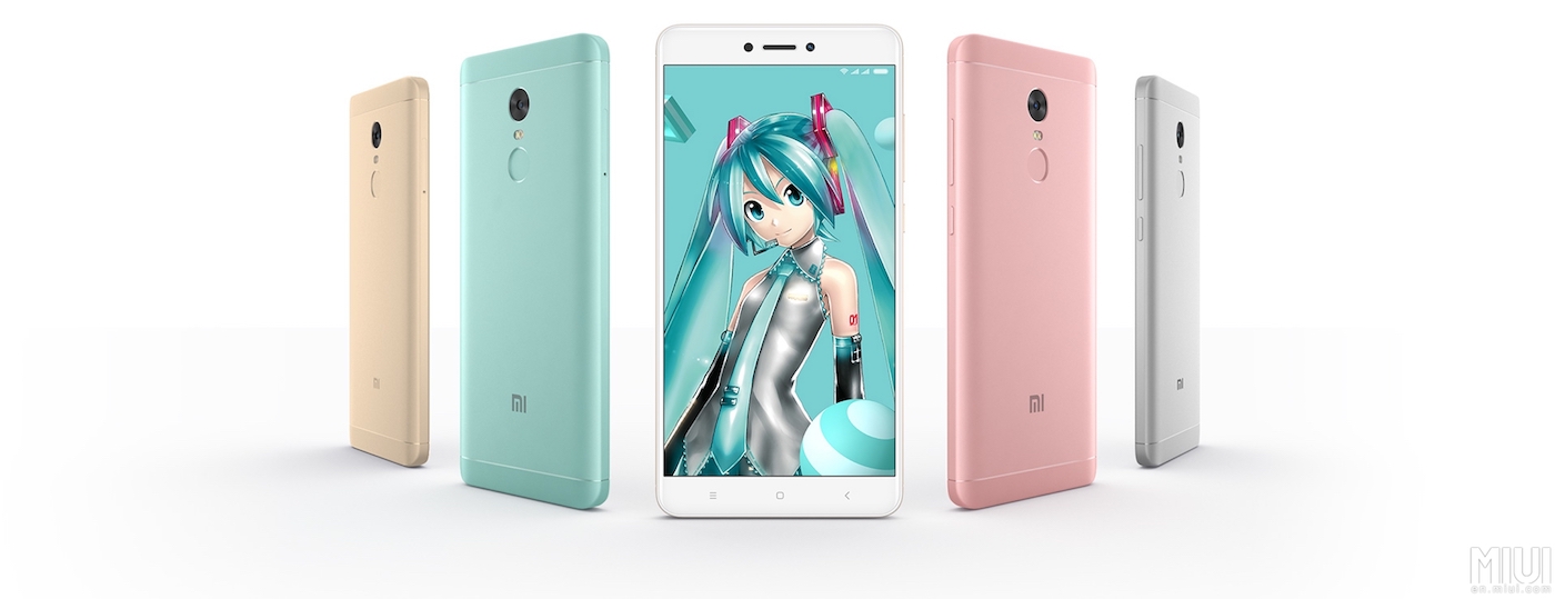 Xiaomi Redmi Note 4X Hatsune Miku Special Edition