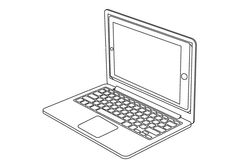 Apple iPad MacBook dock patent