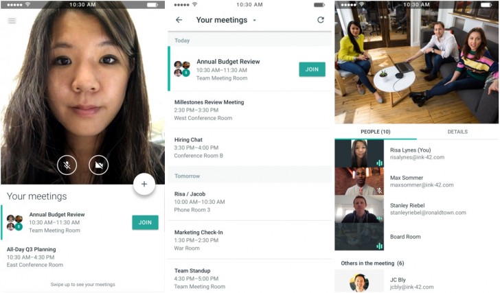 Google Meet by Google Hangouts iOS (2)