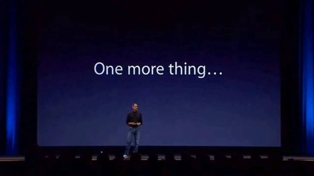 Apple Steve Jobs One More Thing
