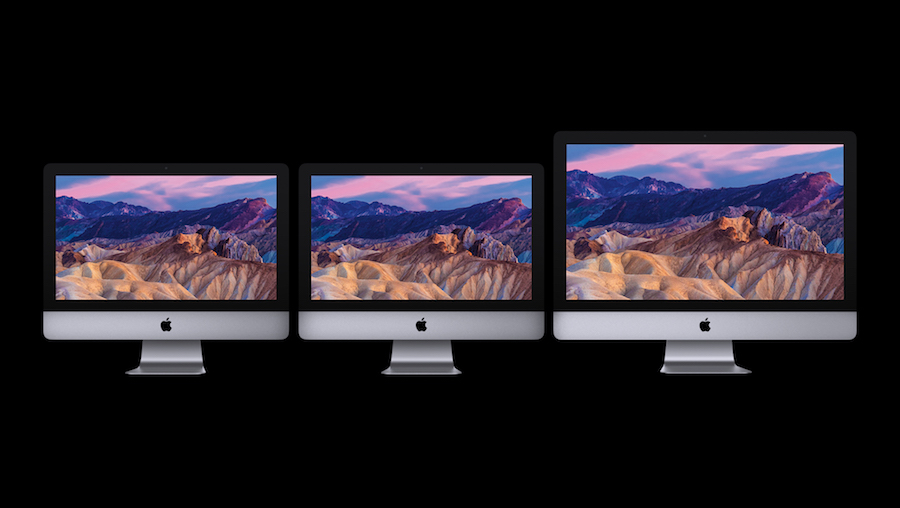 Apple new 2017 iMac family