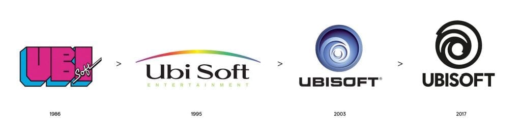 Ubisoft logos history