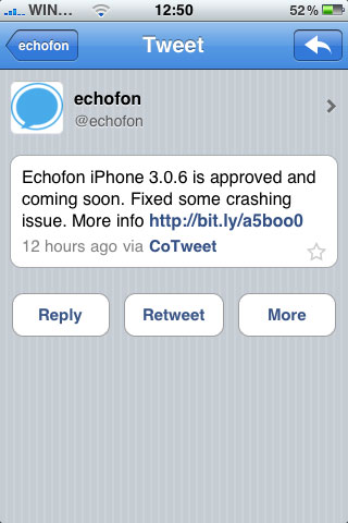 Echofon iPhone App