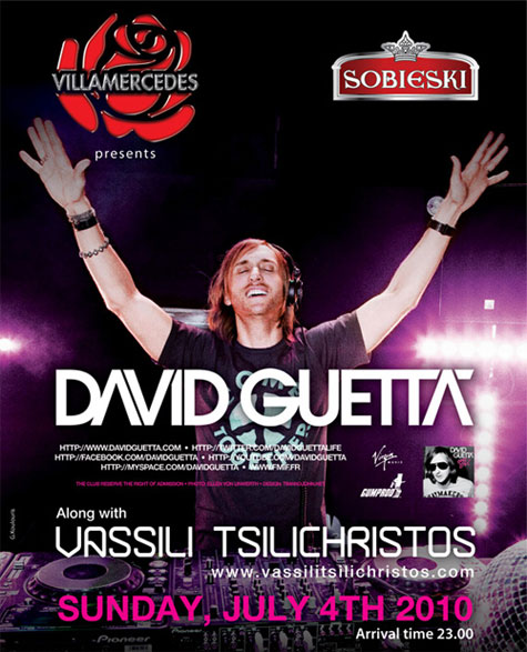David Guetta at Villa Mercedes